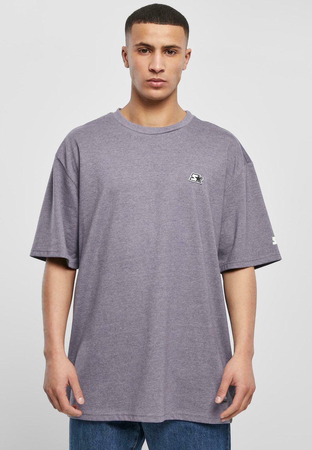 

Базовая футболка STARTER ESSENTIAL OVERSIZE TEE, цвет dustypurplemelange