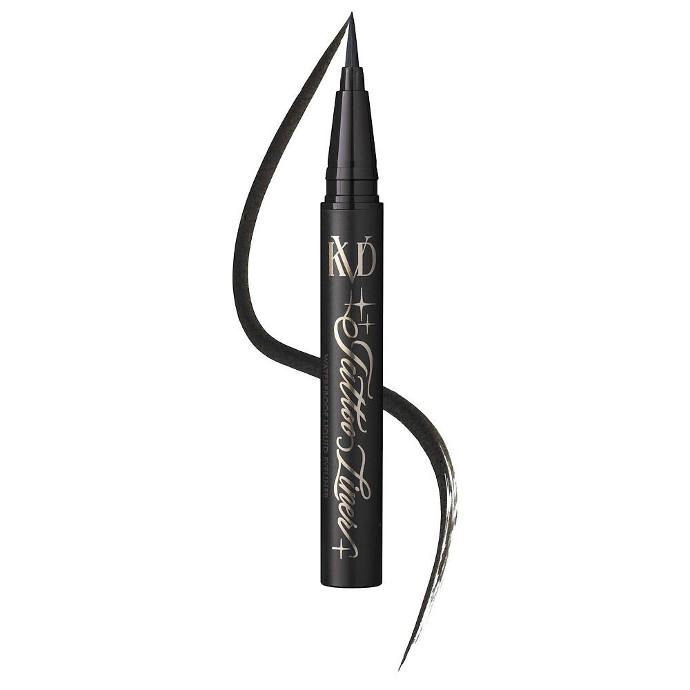 

KVD Beauty Mini Tattoo Liner Vegan Водостойкая жидкая подводка для глаз, цвет Trooper Black