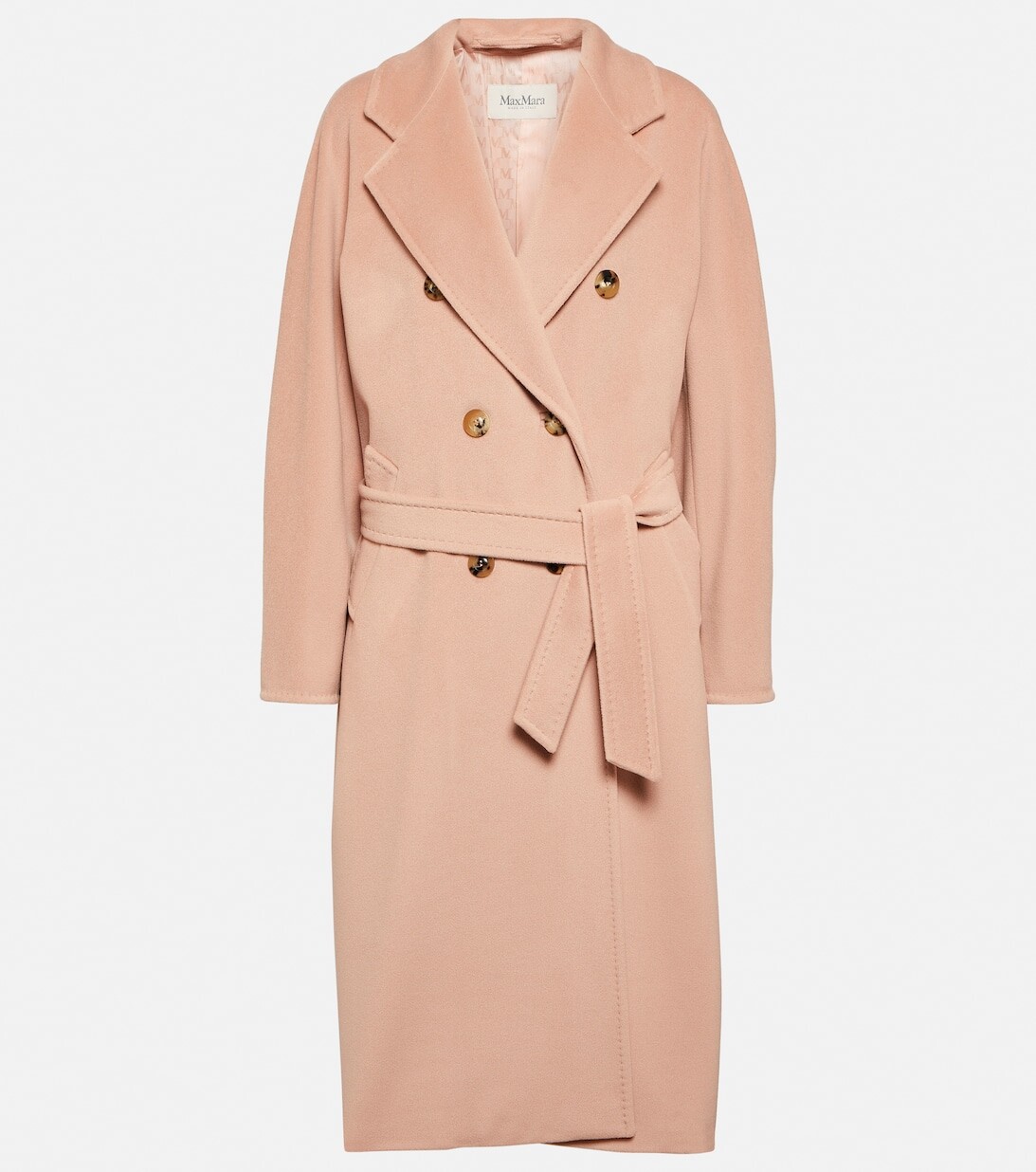 

Пальто Madame из шерсти и кашемира MAX MARA, розовый
