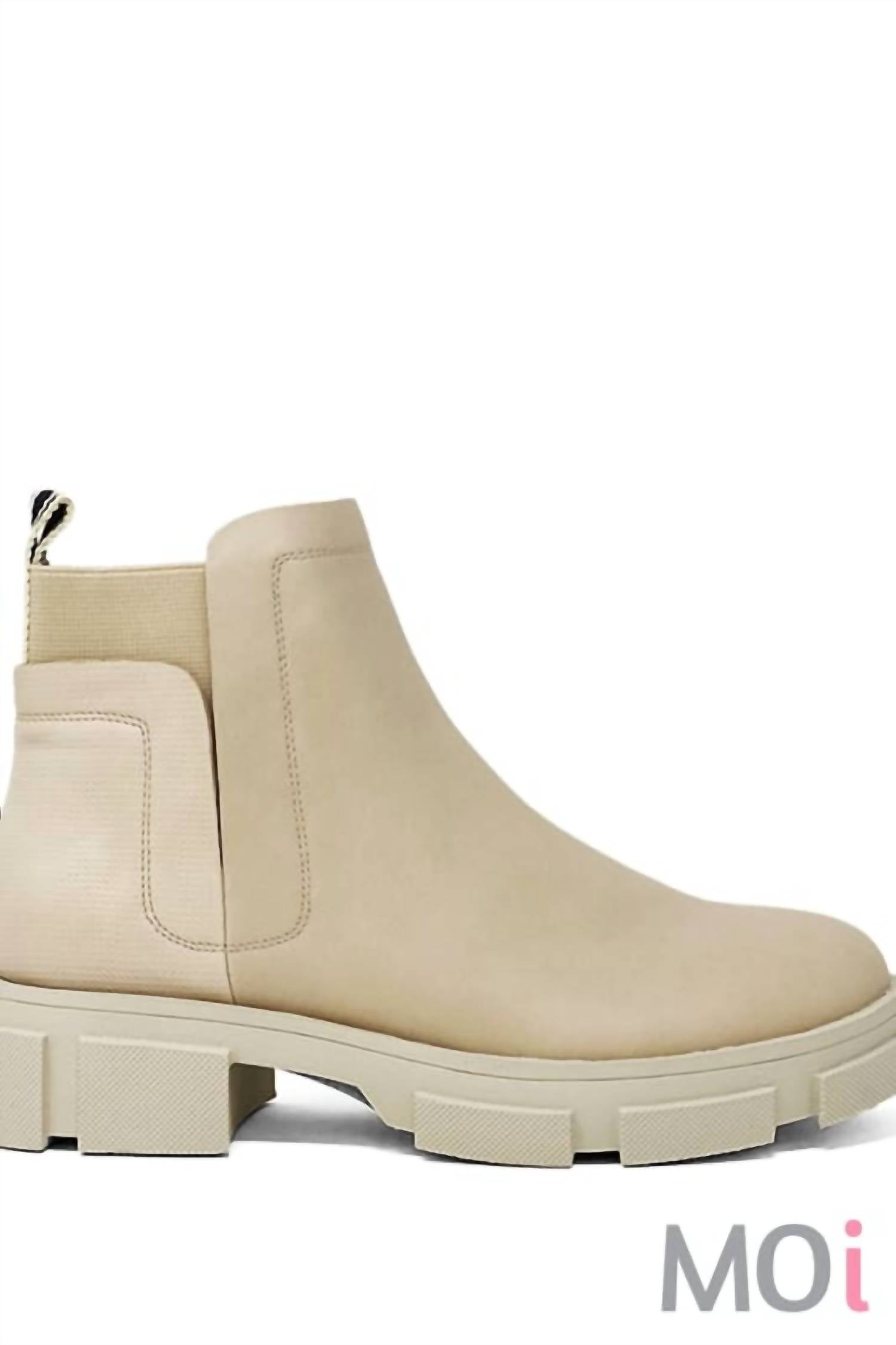 Yordana ботинки на массивной подошве в бежевом цвете SHU SHOP