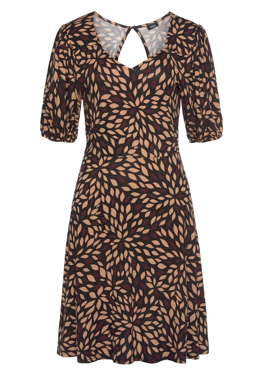 

Мини платье LASCANA Dress, цвет brown/dark brown