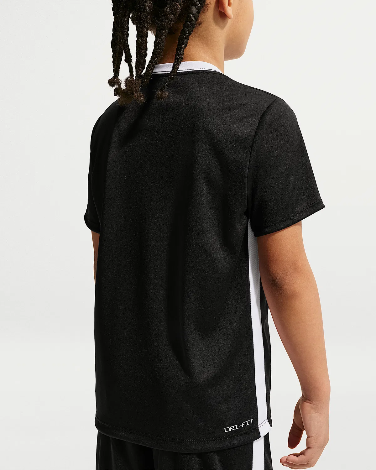Детский спортивный комплект Nike Dri-FIT из шорт и топа, Black — фото 3
