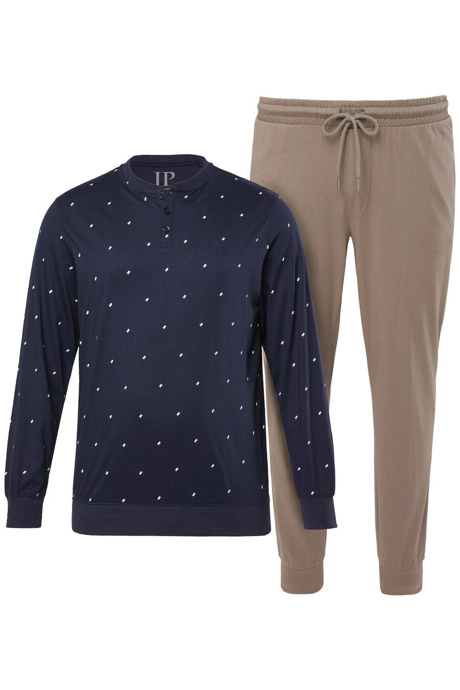 

Длинная пижама JP1880, Navy/Brocade