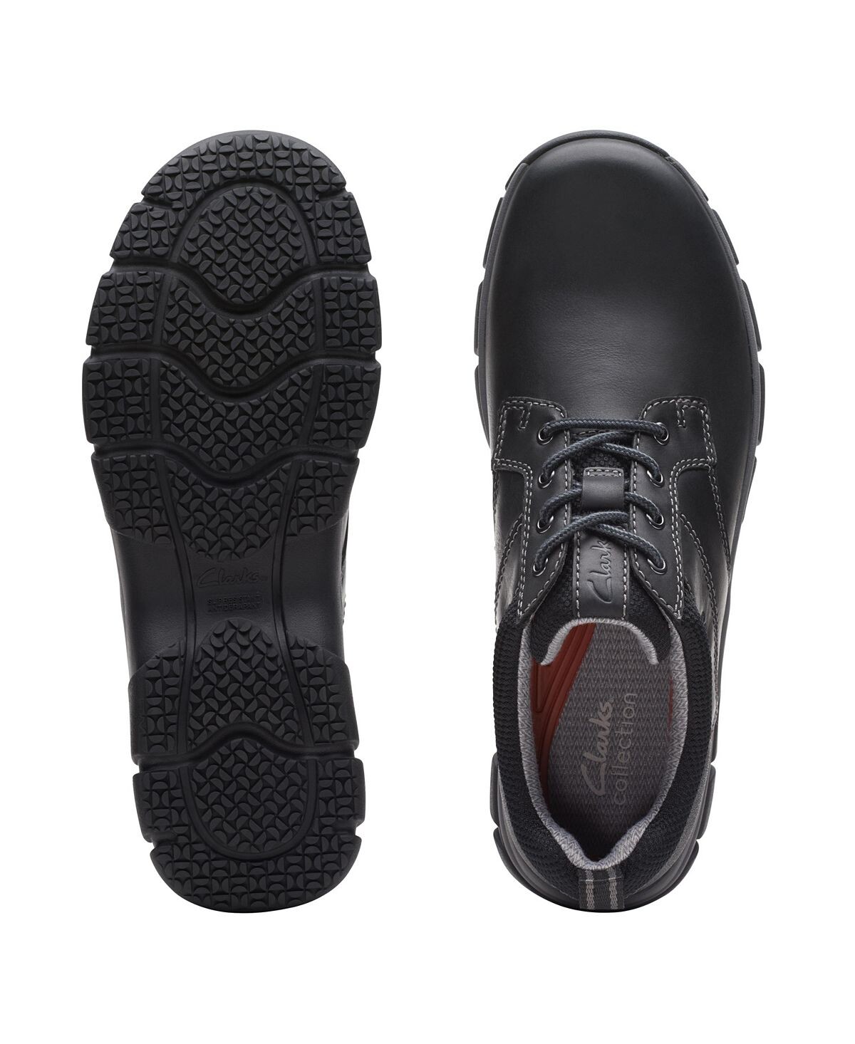 Мужская коллекция Walpath Кожаные низкие туфли на шнуровке Clarks — фото 4
