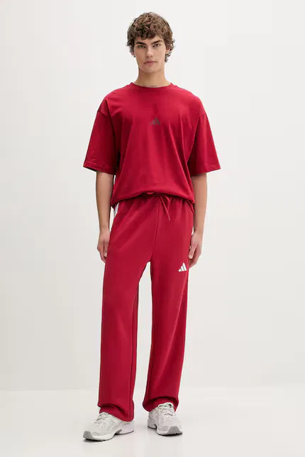 Спортивные штаны трикотажные Essentials Adidas, красный — фото 2