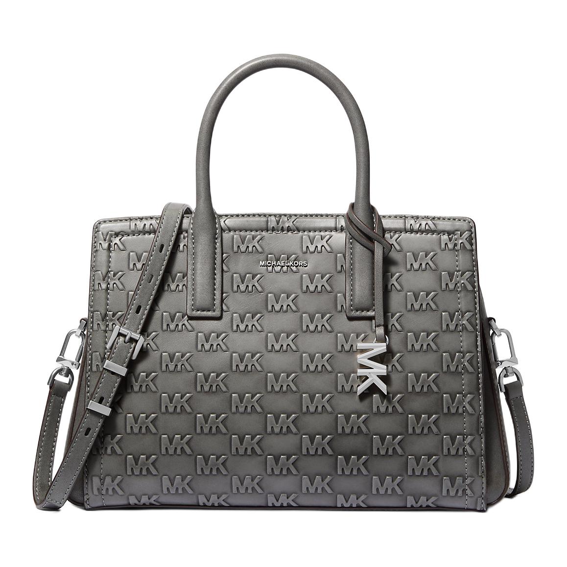 

MICHAEL KORS Сумка через плечо из овчины среднего размера женская пыльно-серая