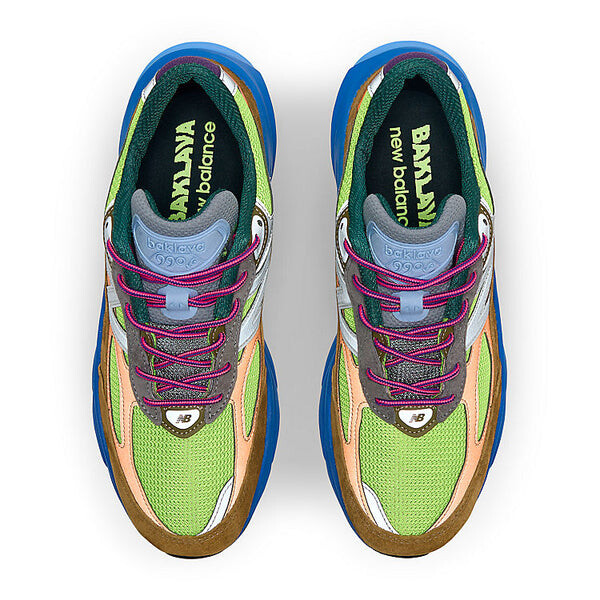 Кроссовки 990v6 x action bronson сделано в сша New Balance, синий — фото 4