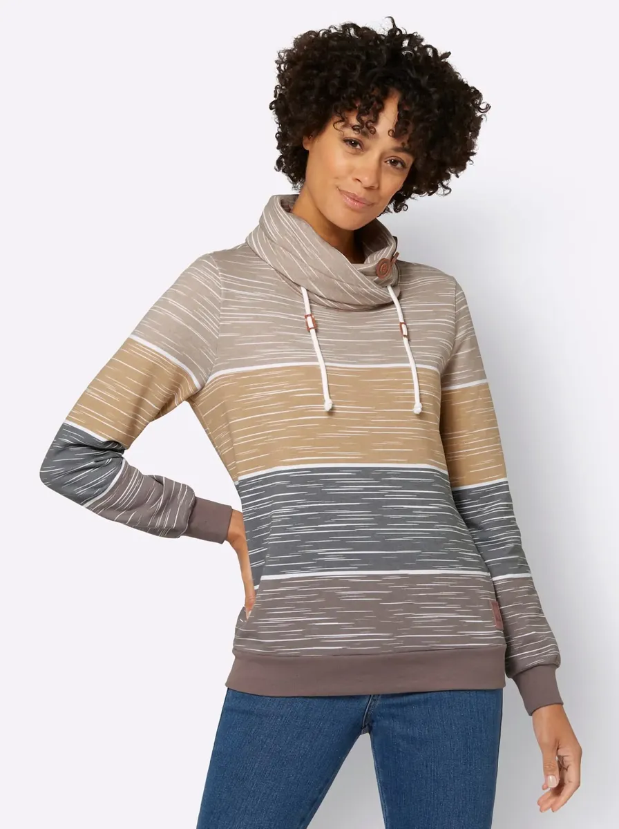 

Толстовка в стиле casual Casual Looks, коричневый