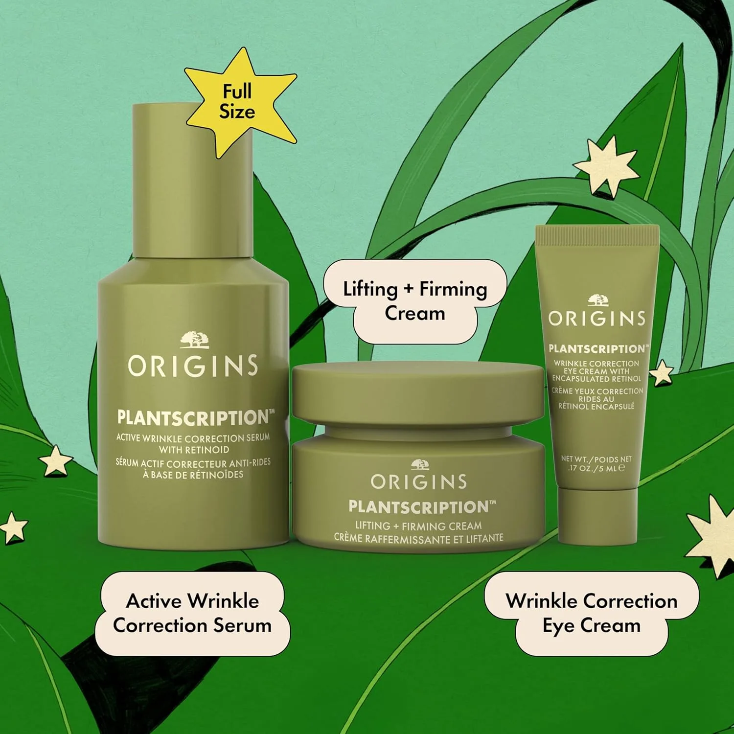 Увлажняющий крем Origins Plantscription Lifting + Firming Peptide Moisturizer | Антивозрастной крем для лица | Заметно разглаживает мелкие морщины | С пептидами и экстрактом риса — фото 2