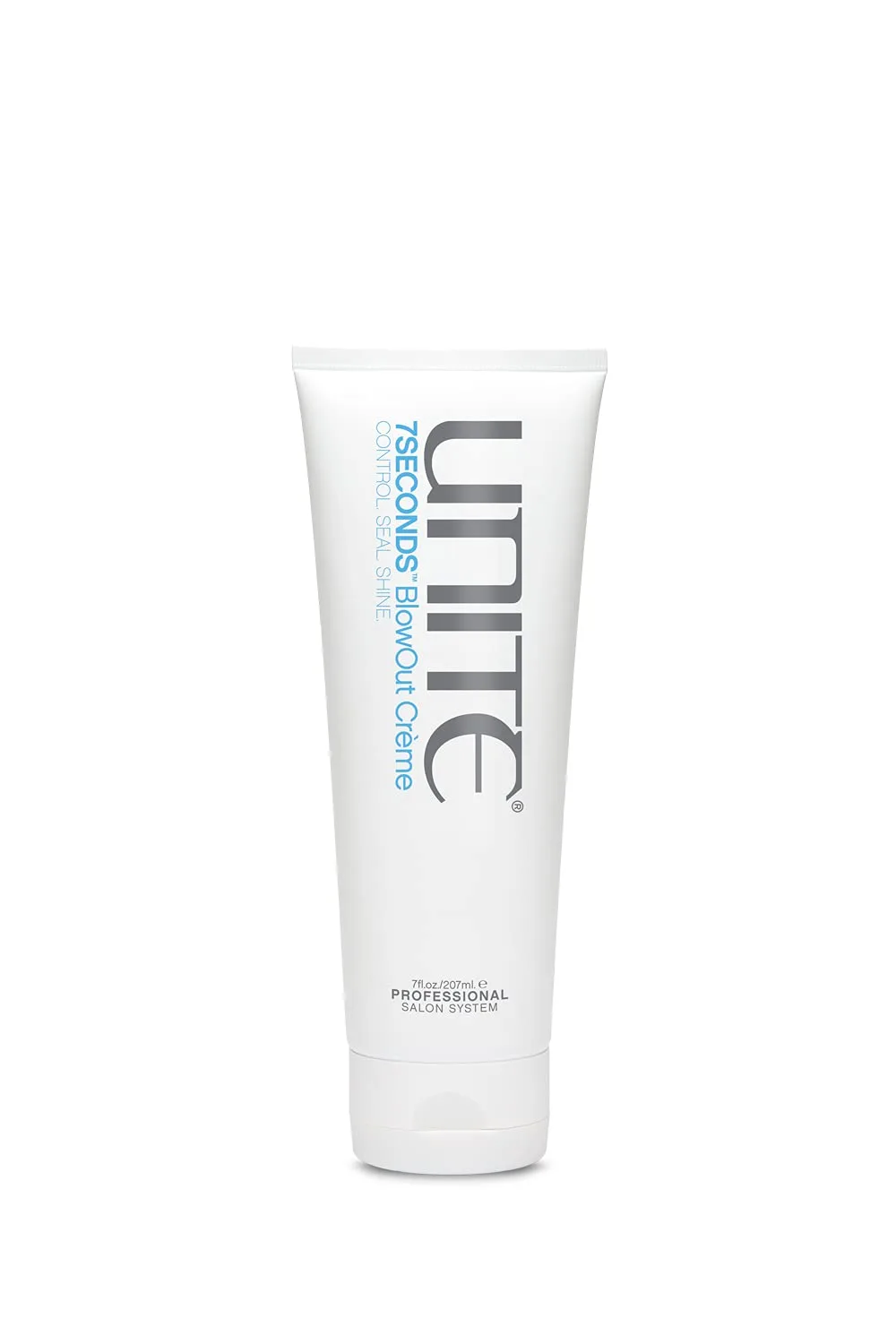 UNITE Hair - 7SECONDS BlowOut Crème - легкий стайлинг-крем для продления укладки, контроля пушистости и защиты от влажности - UV и термозащита - 207 мл