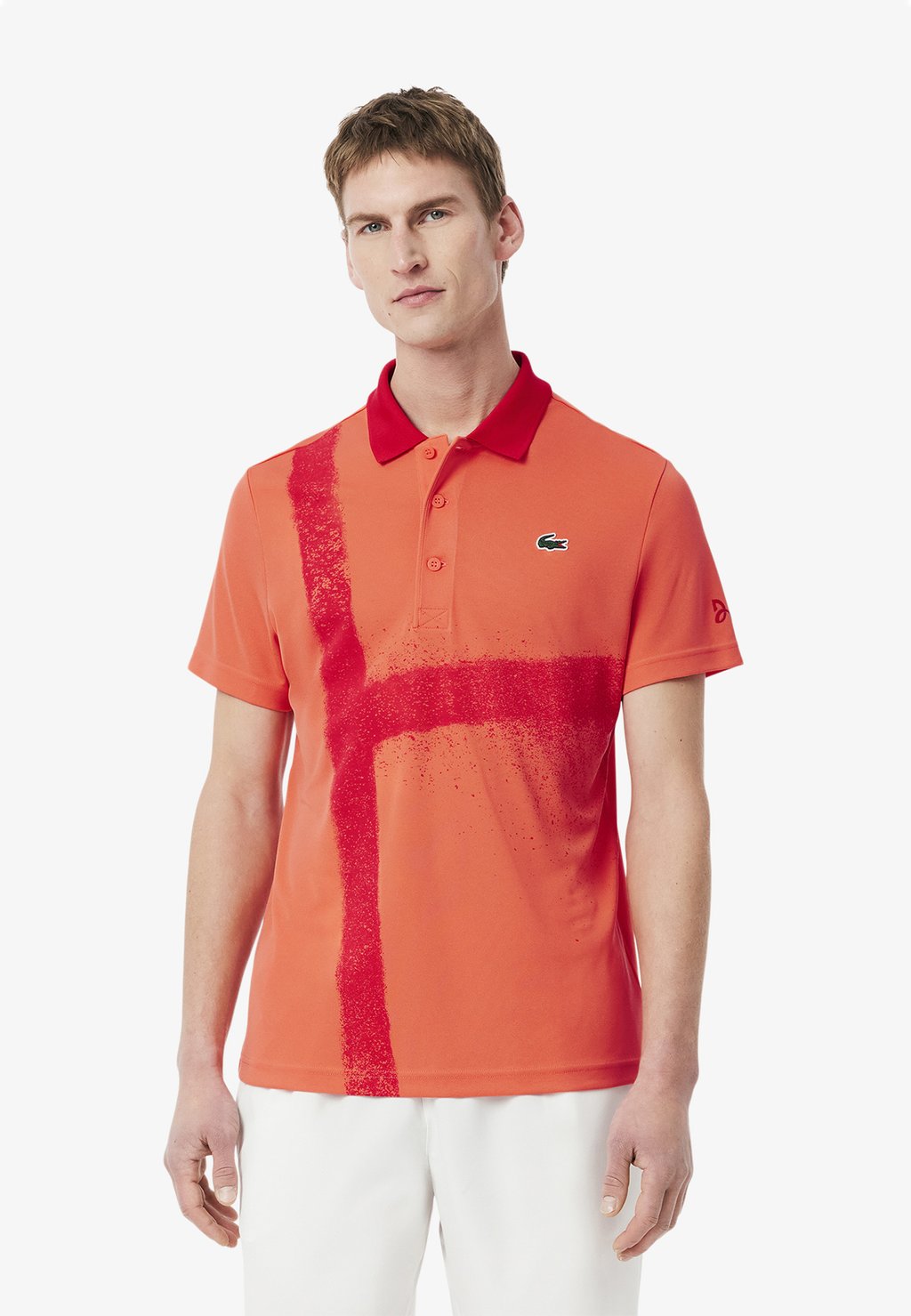 

Рубашка поло Lacoste Sport, красный
