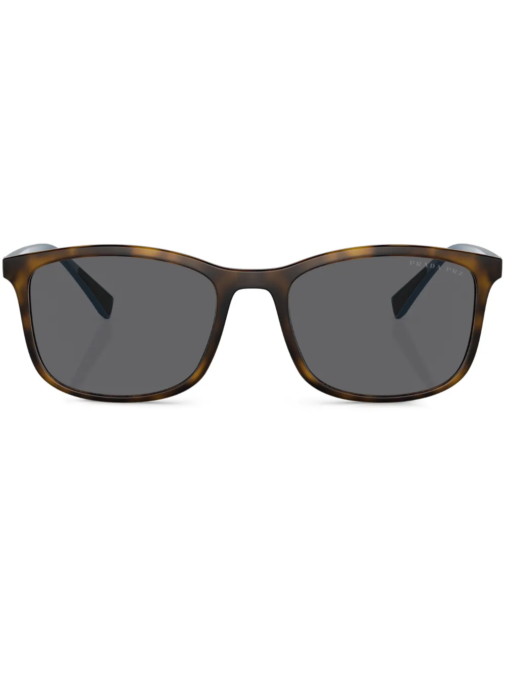 

Солнцезащитные очки в квадратной оправе Prada Eyewear, коричневый