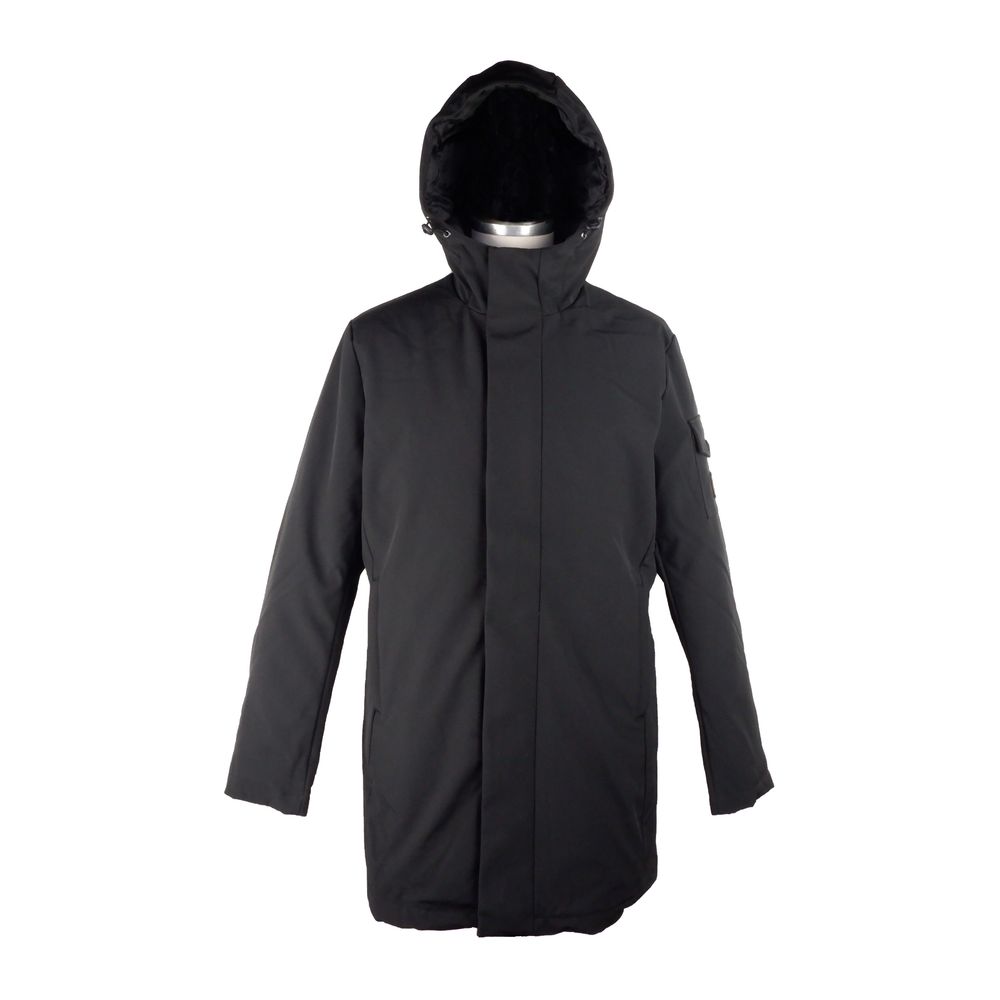 

Черная мужская куртка из полиэстера Refrigiwear