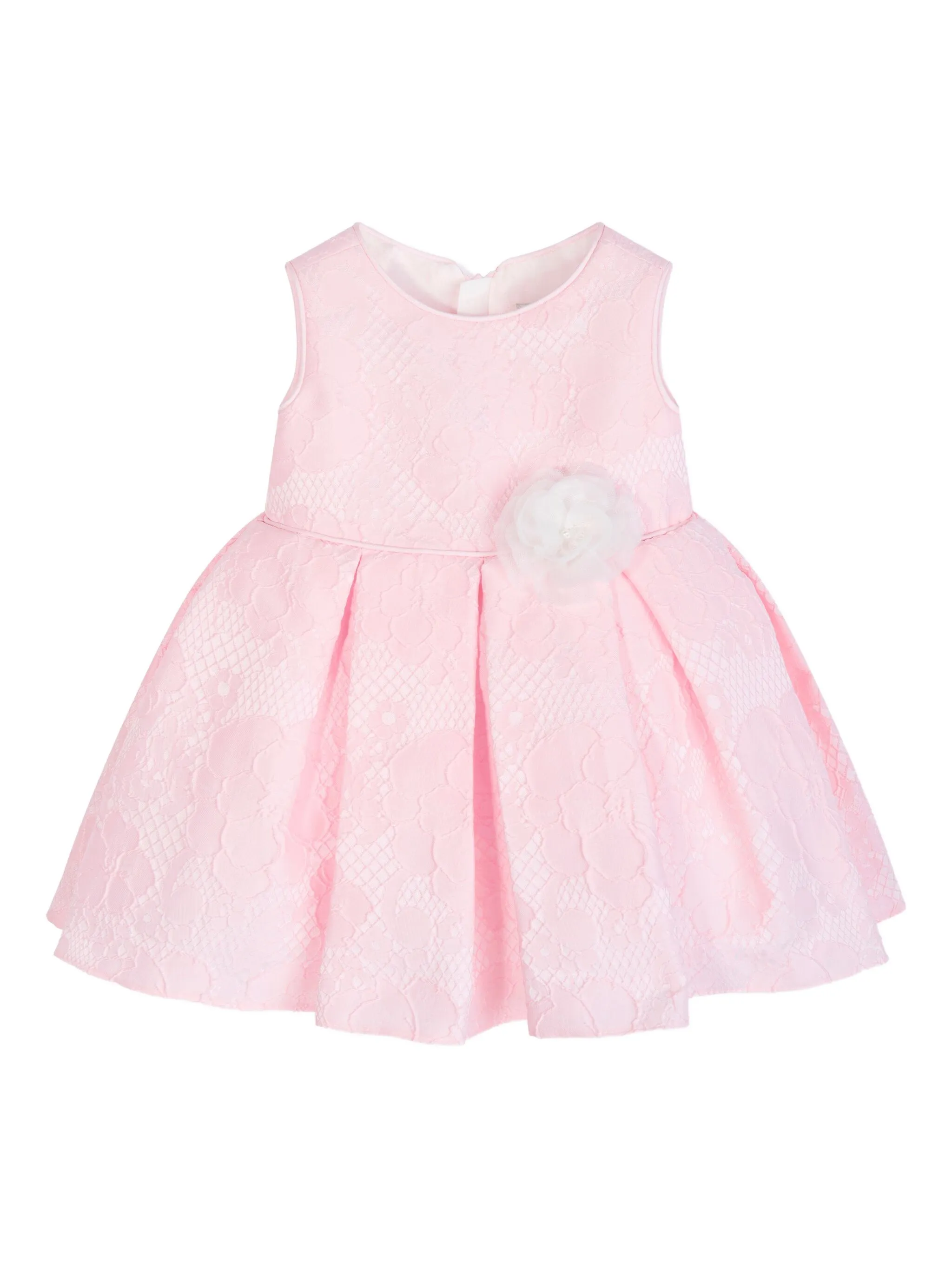 Платье с цветочным кружевом Dress & Fleur, розовый — фото 2