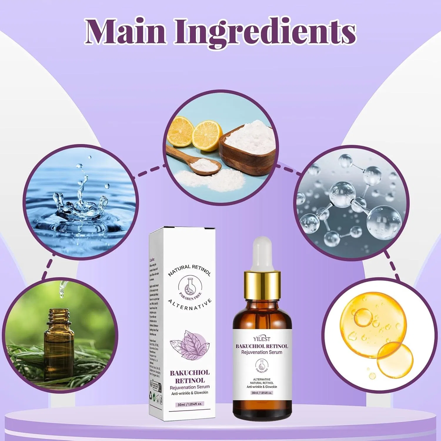 Сыворотка омолаживающая Revitalizing Facial 30ml бренда Generic — фото 4
