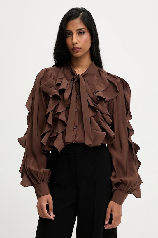 

Рубашка Answear.Lab, коричневый