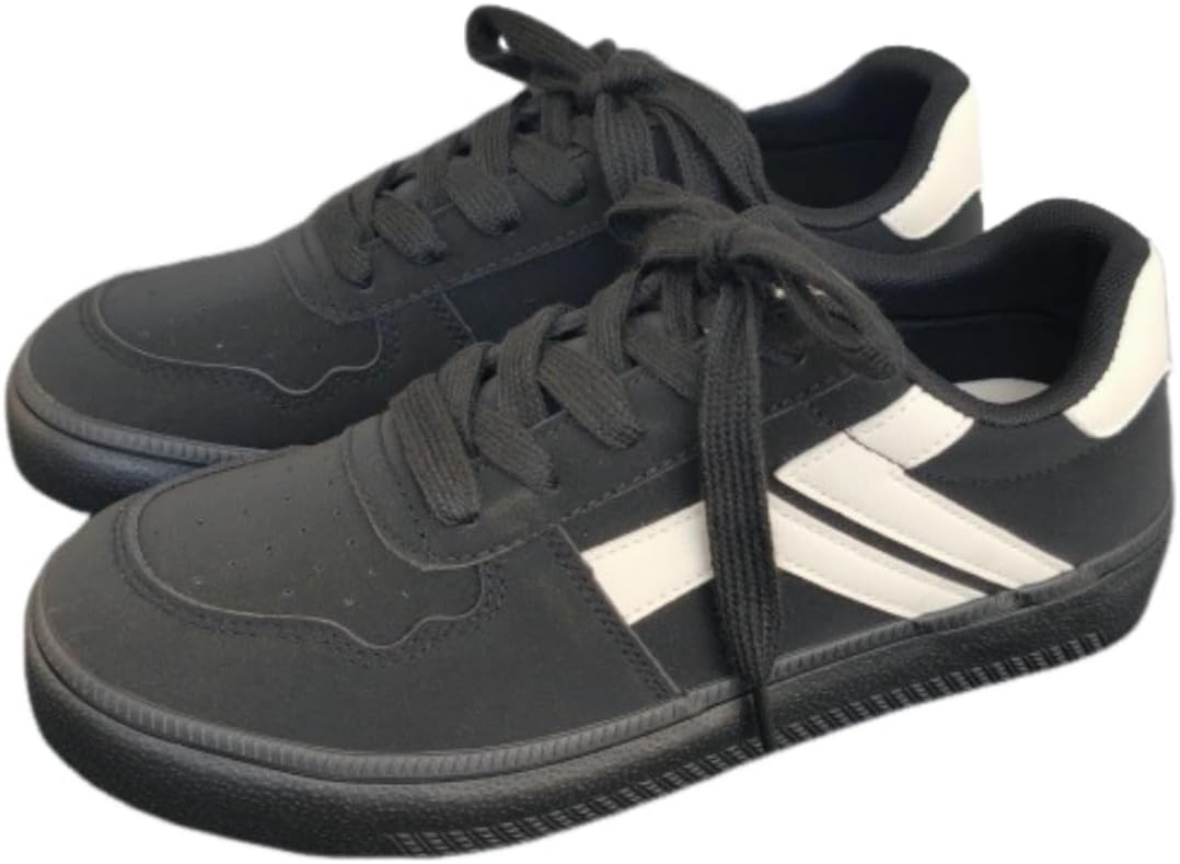 

Мужские удобные ретро-кроссовки, цветоблокирующее колорит, толстая подошва, повседневные кроссовки, модные многоцветные туфли на шнуровке Lexamen, черный