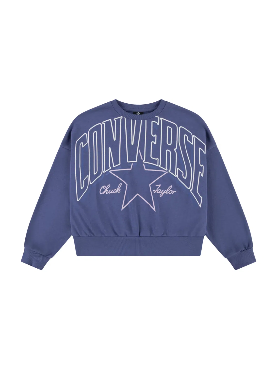 Свитшот Converse, сине-фиолетовый