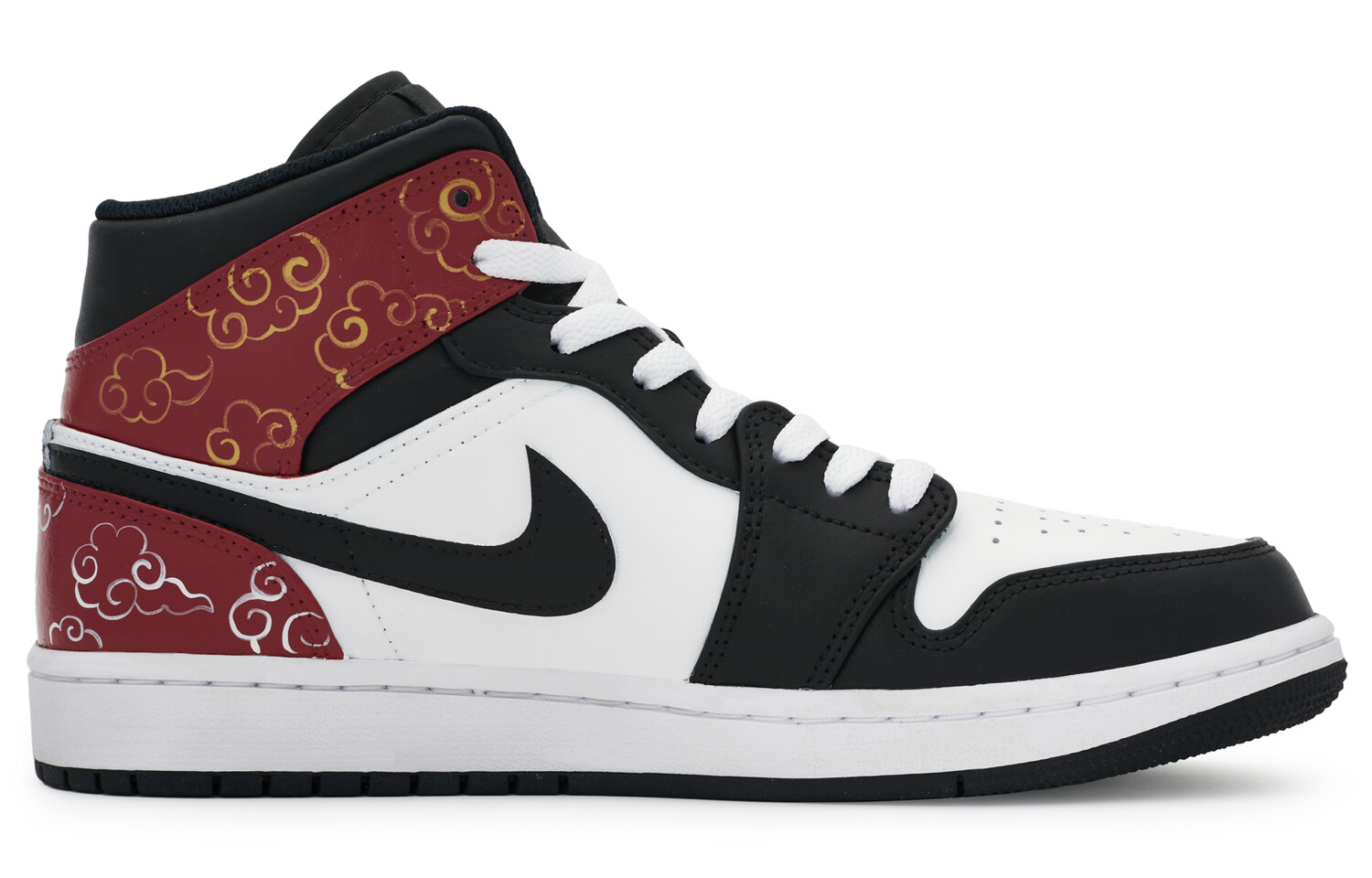 Баскетбольные кроссовки Air 1 Vintage Men Mid-Top White/Black Jordan — фото 2
