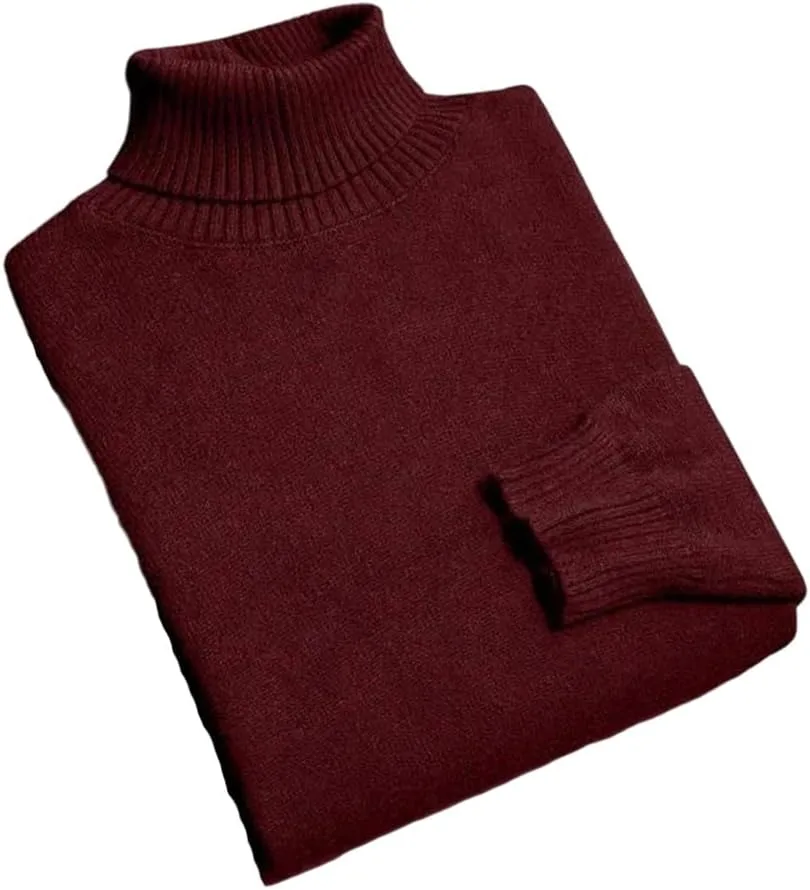 

Мужской флисовый водолазный свитер Extra Warm для зимы Slim Fit