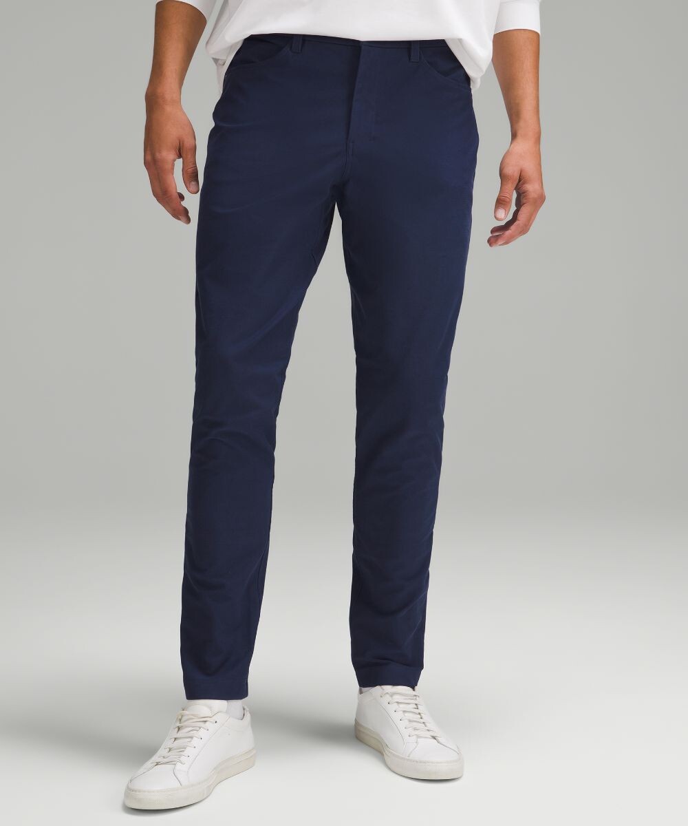 

Брюки ABC Slim Fit с 5 карманами Lululemon, синий