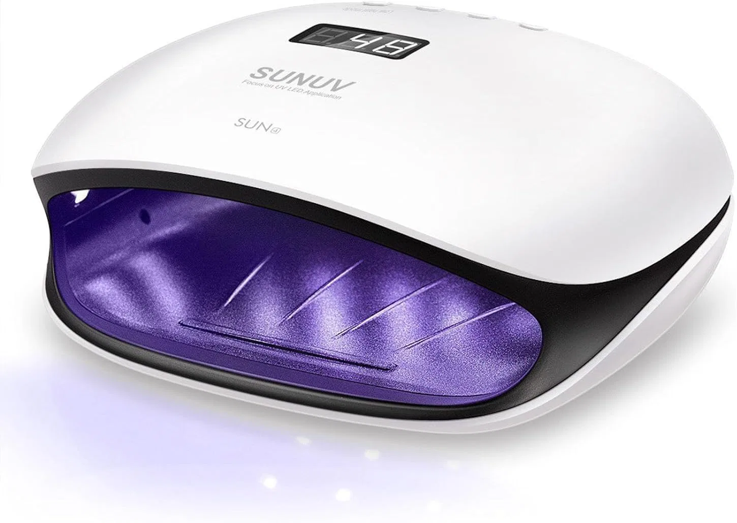 UV/LED лампа для гель-лака SunUV с 4 таймерами и LCD-дисплеем Sunuv, Black
