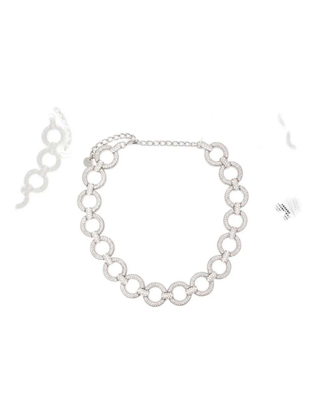 

Ожерелье, украшенное кристаллами Self-Portrait, серебряный