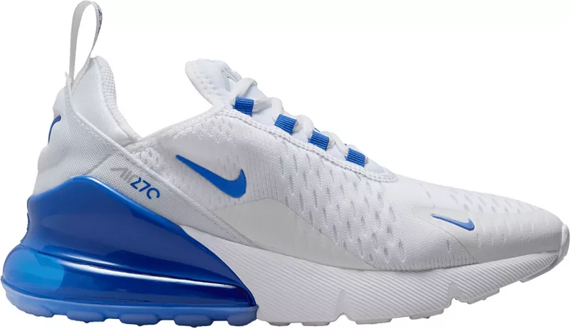 

Детские кроссовки Nike Air Max 270 для начальной школы, цвет White/Royal/Grey