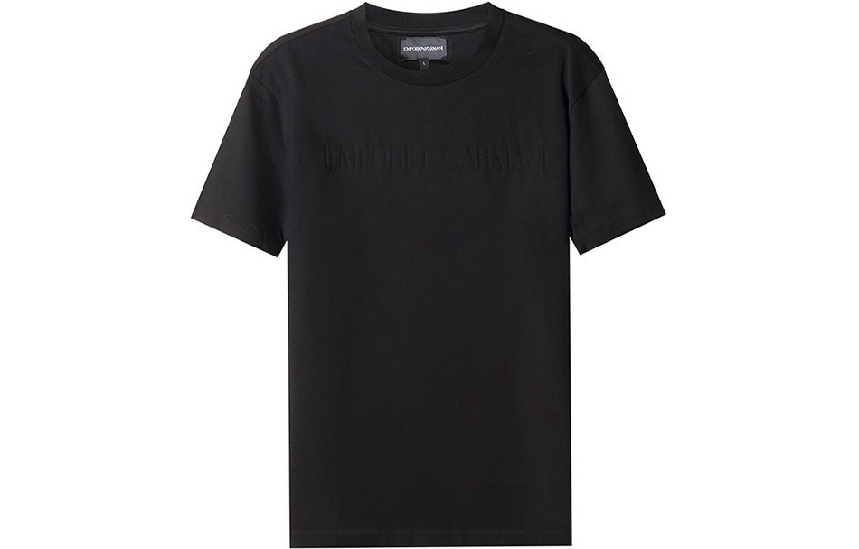 

EMPORIO ARMANI Футболка SS23 мужская черная, Черный, EMPORIO ARMANI Футболка SS23 мужская черная