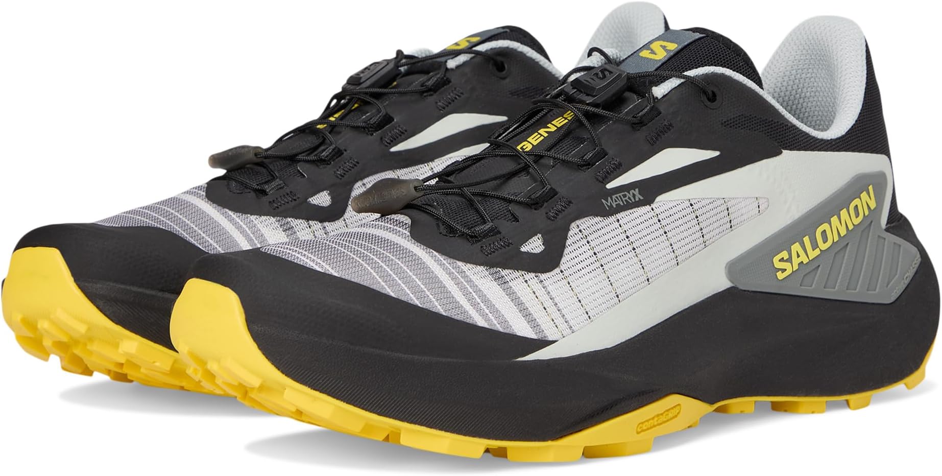 

Кроссовки Salomon Genesis, цвет Black/Metal/Incaberry