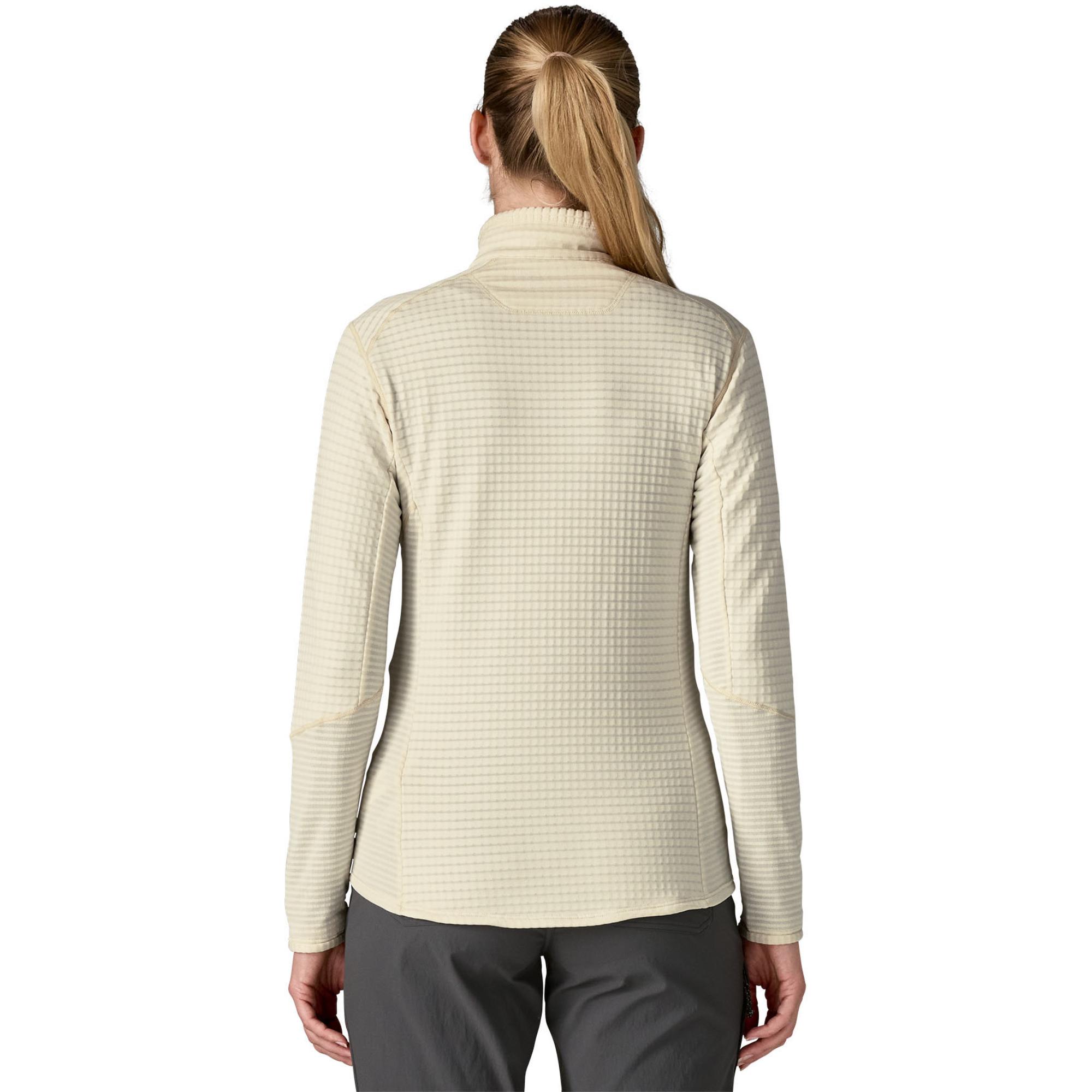 Женская флисовая толстовка R1 с половинной молнией Patagonia, Wool White — фото 2