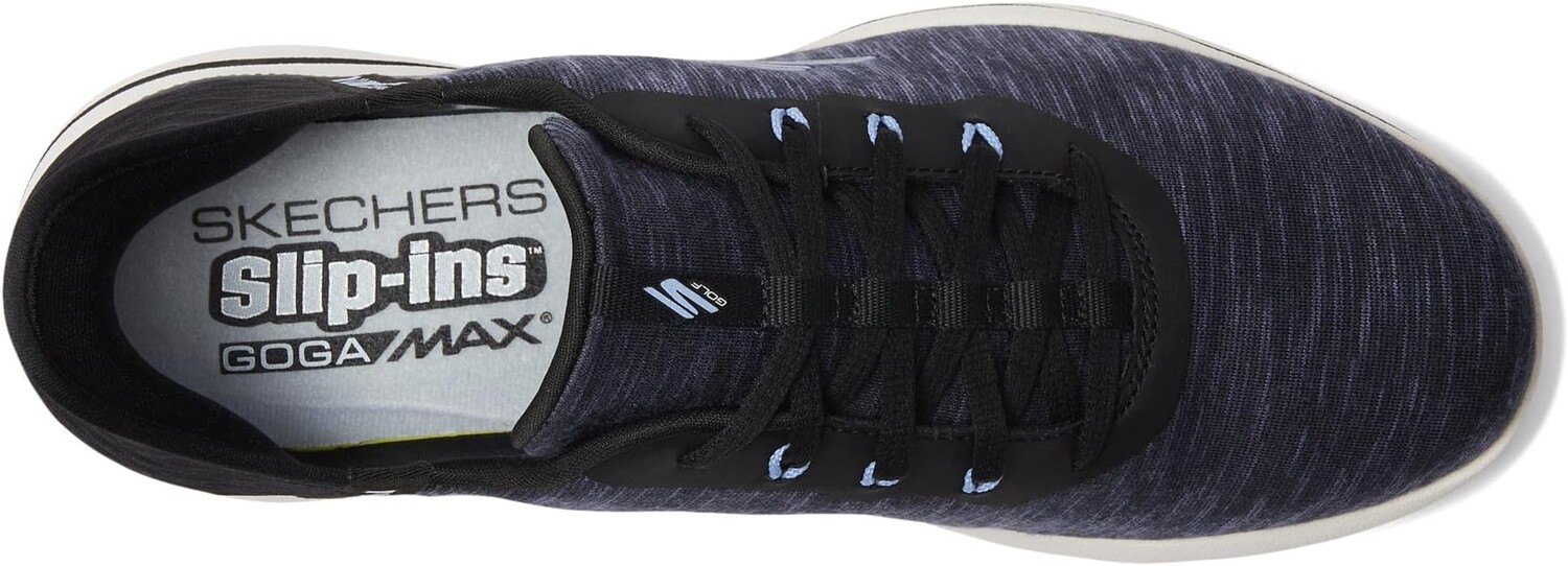 Кроссовки Go Golf Walk 5 Hands Free Slip-Ins Skechers, цвет Black/Lavender — фото 2