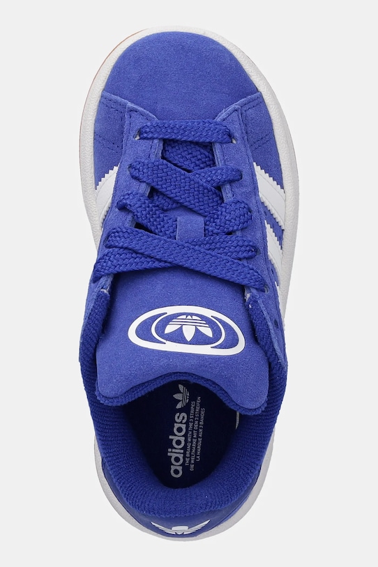 Замшевые кроссовки CAMPUS 00s Adidas Originals, синий — фото 4