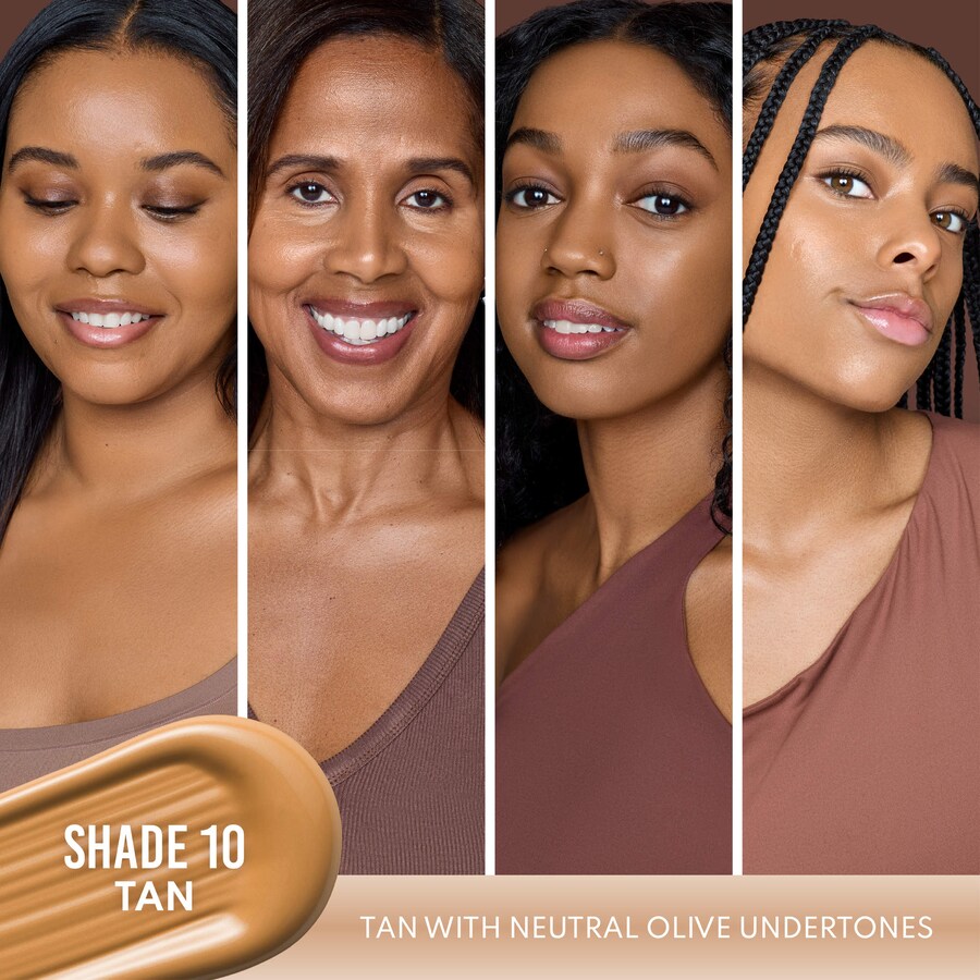 Бустер Danessa Myricks Beauty — Успокаивающая для кожи Yummy Skin Soothing Serum Skin Tint Foundation с пептидами и, 45 мл — фото 3