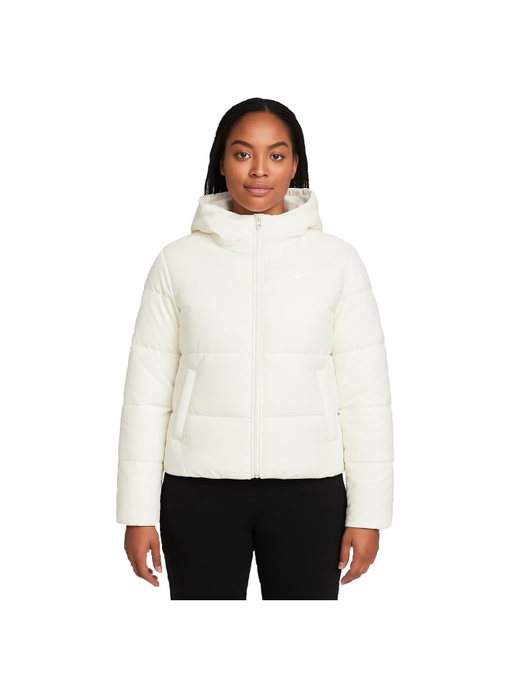 

Классическая стеганая куртка-пуховик бежевого цвета Nike