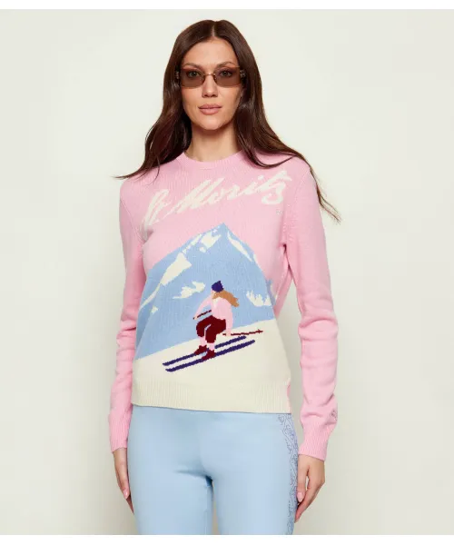 

Новый свитер Queen C Slim fit St.Barth, розовый