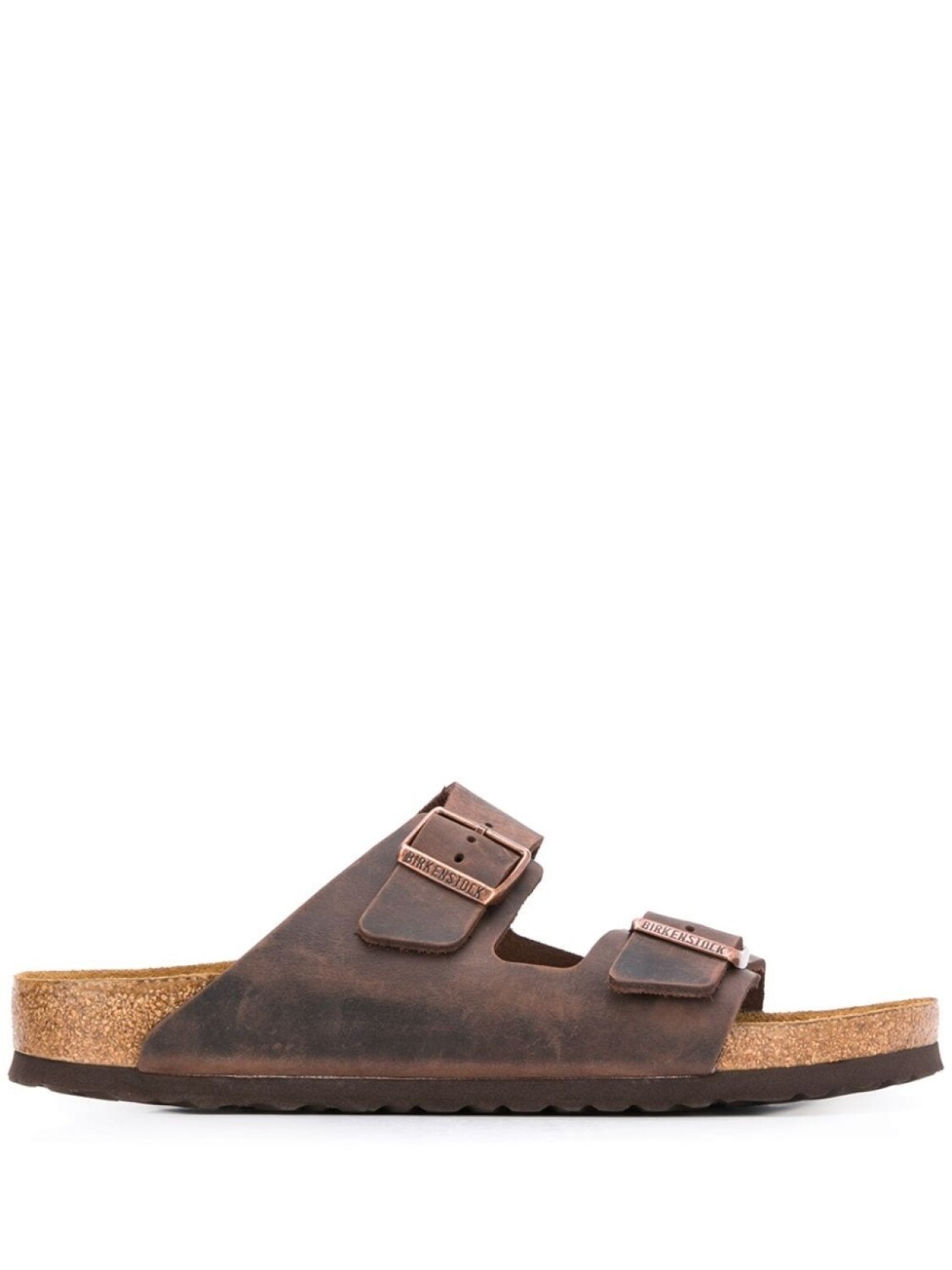 Сандалии Birkenstock Arizona Soft Footbed Natural Leather Oiled узкие, коричневый