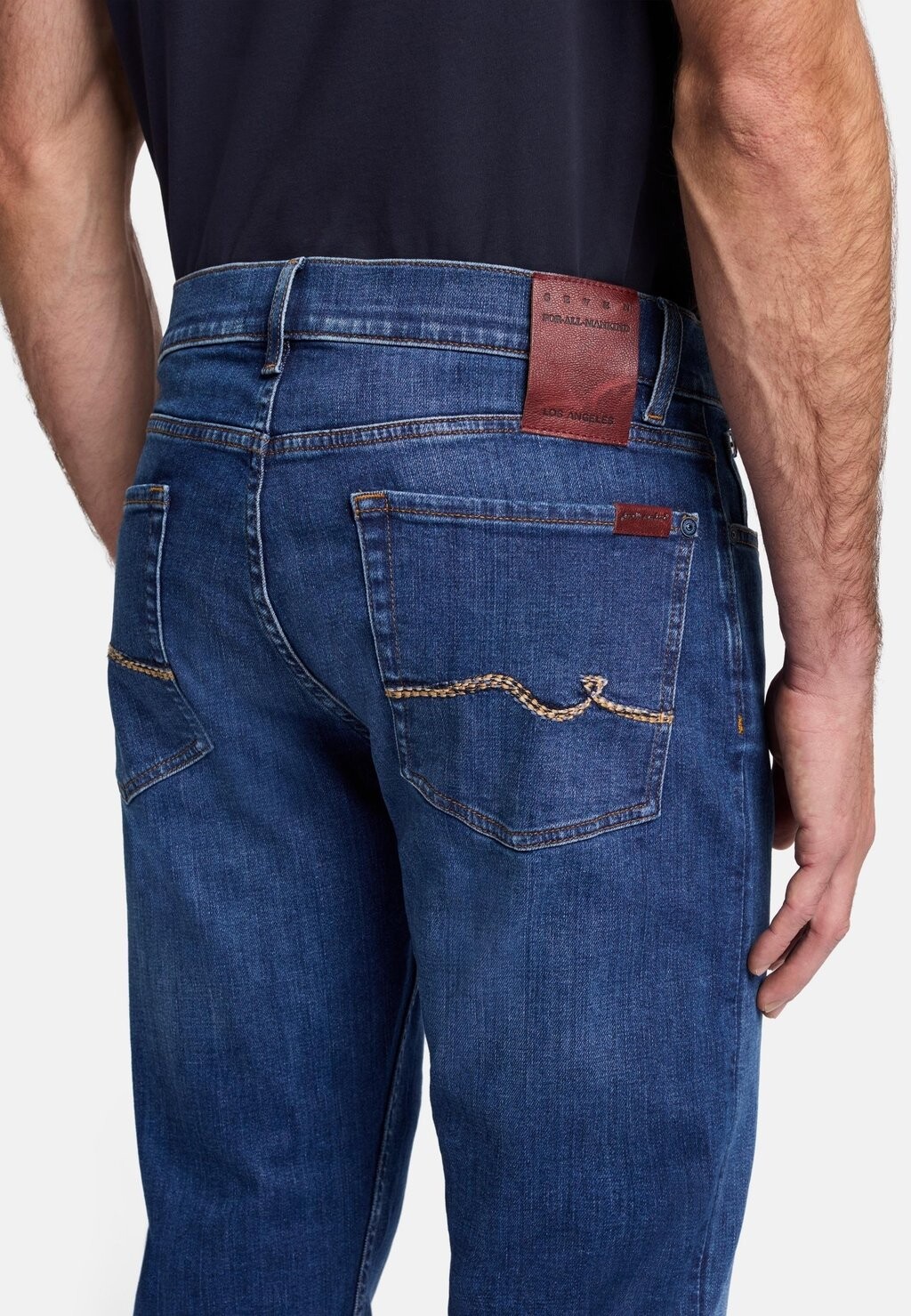 

Джинсы прямого кроя 7 for all mankind, синий