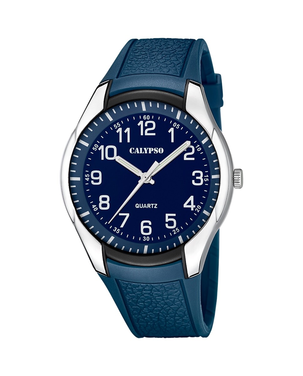 

K5843/2 Мужские часы Street Style из каучука с синим ремешком Calypso, синий