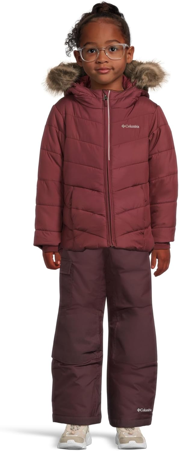 Куртка Katelyn Crest III Hooded Jacket от Columbia girls, Rich Wine — фото 4