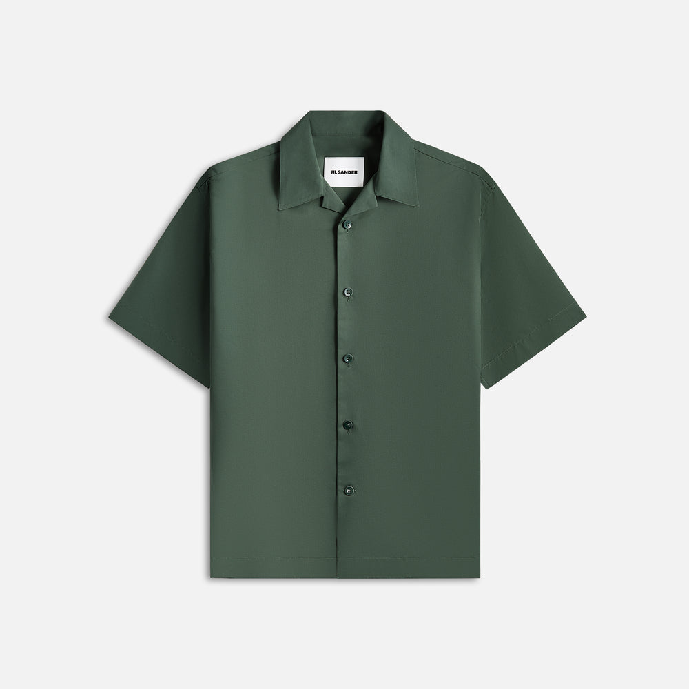 

Рубашка Jil Sander Cotton And Silk Poplin, цвет Celadon Green