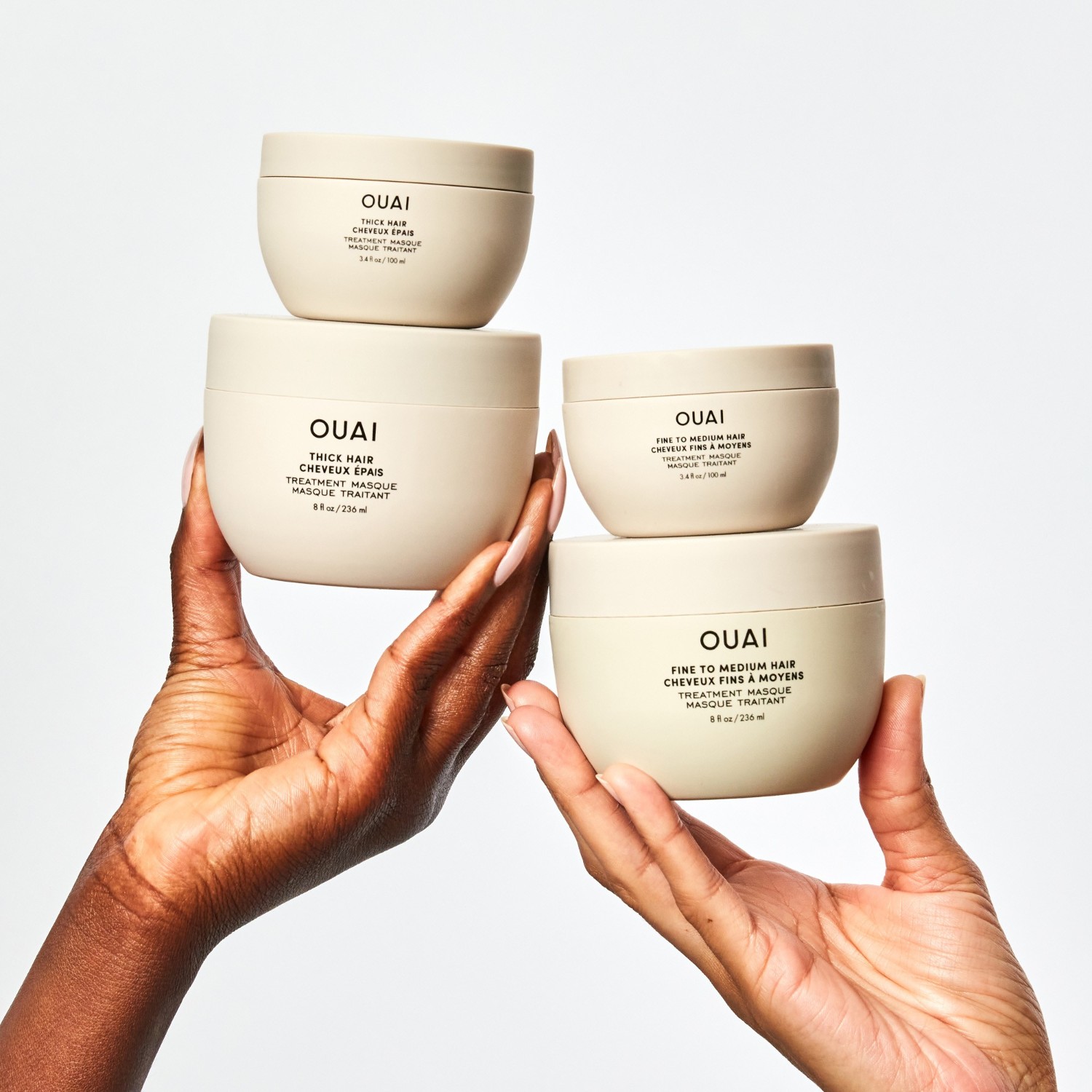 Бальзам для волос fine/medium hair treatment masque Ouai, объем 100 мл — фото 2