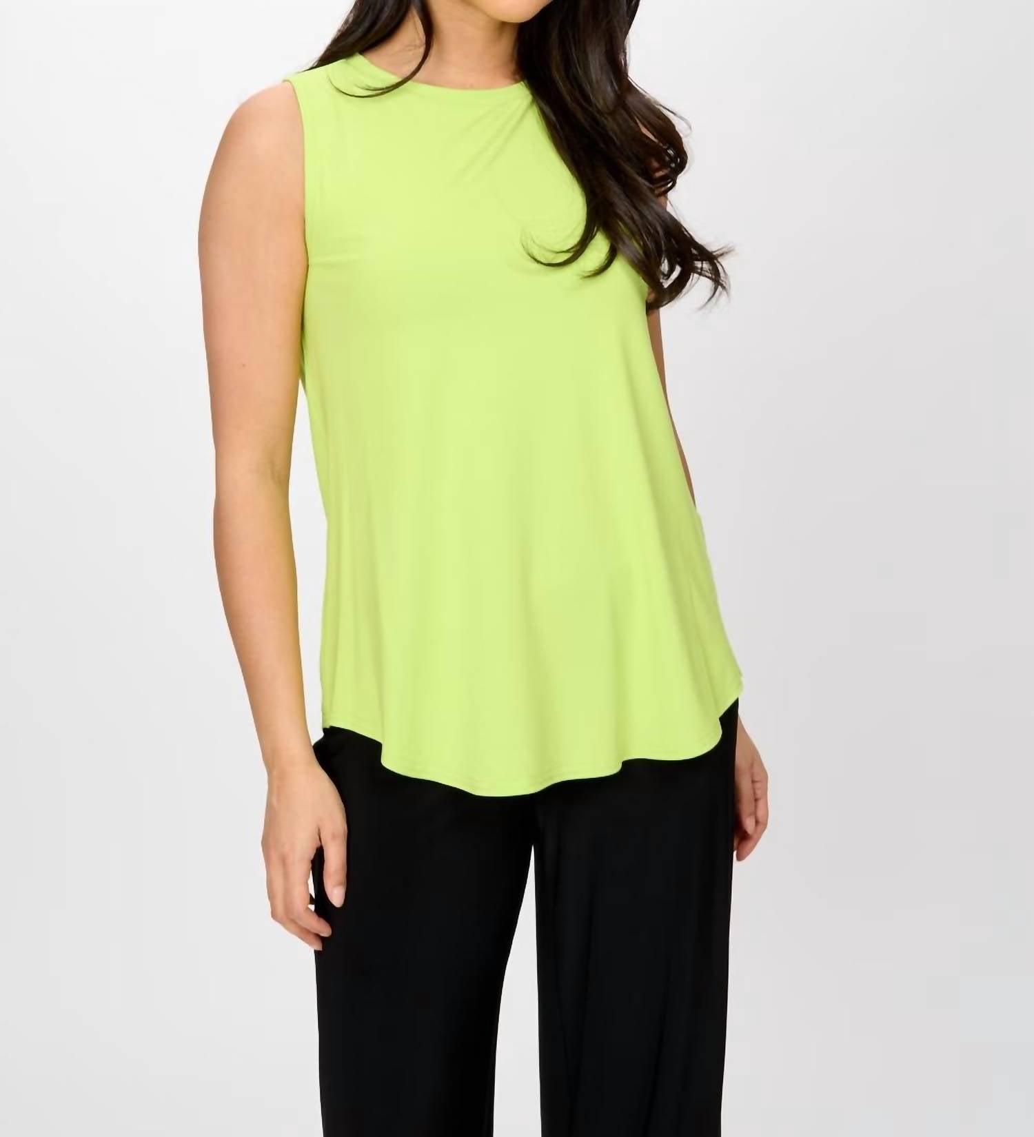 

Повседневный пуловер-майка в экзотическом лаймовом цвете Joseph Ribkoff, Exotic Lime