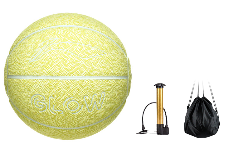 

LINING Badfive PU баскетбольный мяч yellow размер 7 glow in the dark тренировочный unisex