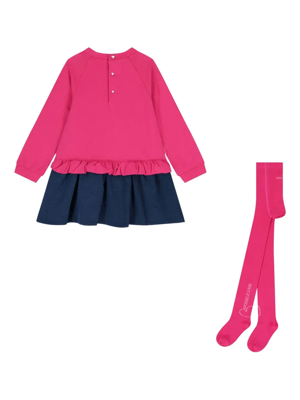 Набор из платья с оборками и колготок Agatha Ruiz De La Prada, розовый — фото 2