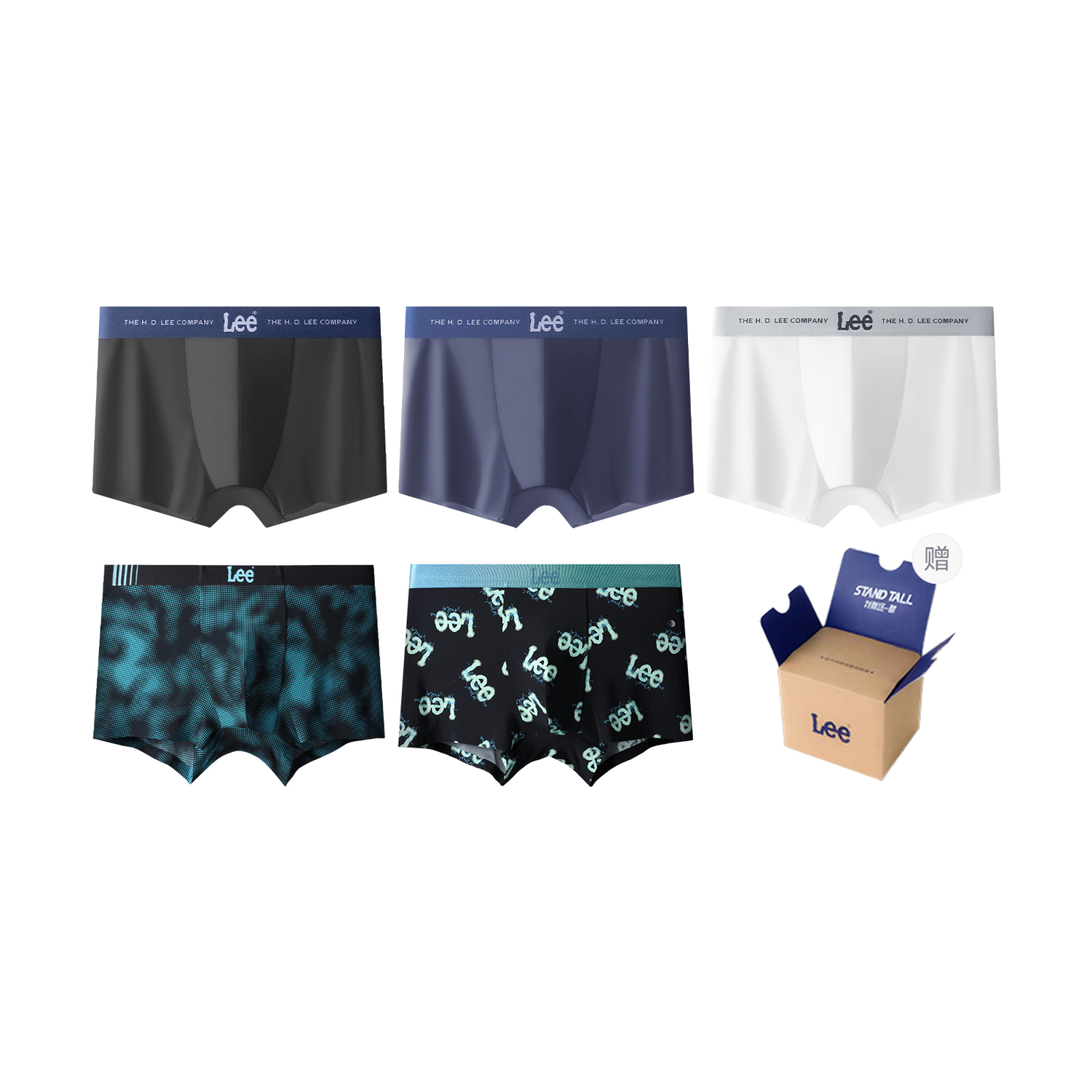 

Lee Sunset 1.0 подарочный набор мужского белья 5 штук