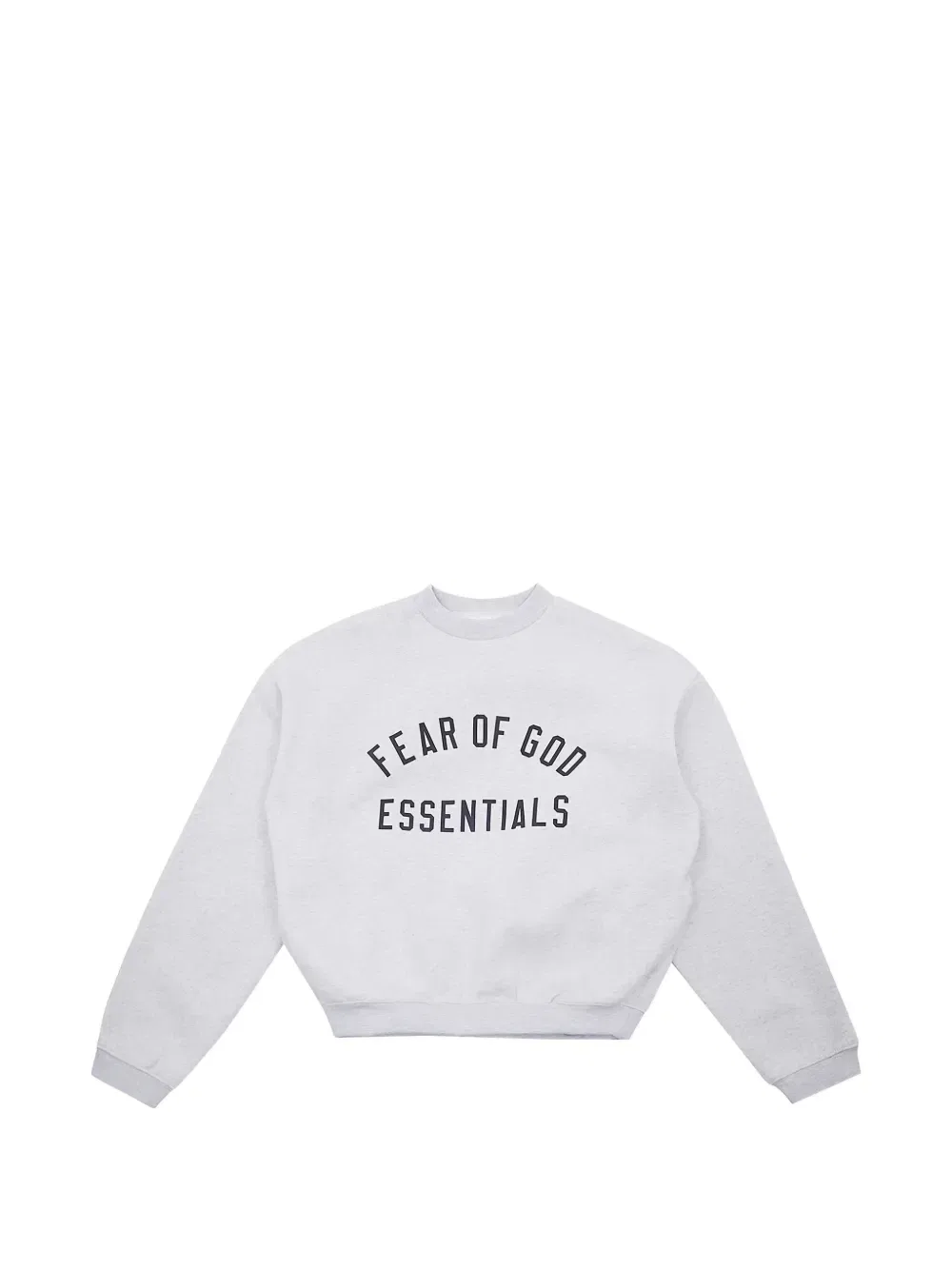 Свитер с логотипом Fear Of God Essentials Kids, серый