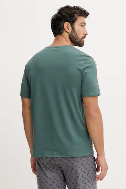Футболка мягкая Unique T-Shirt BOSS, зеленый — фото 3