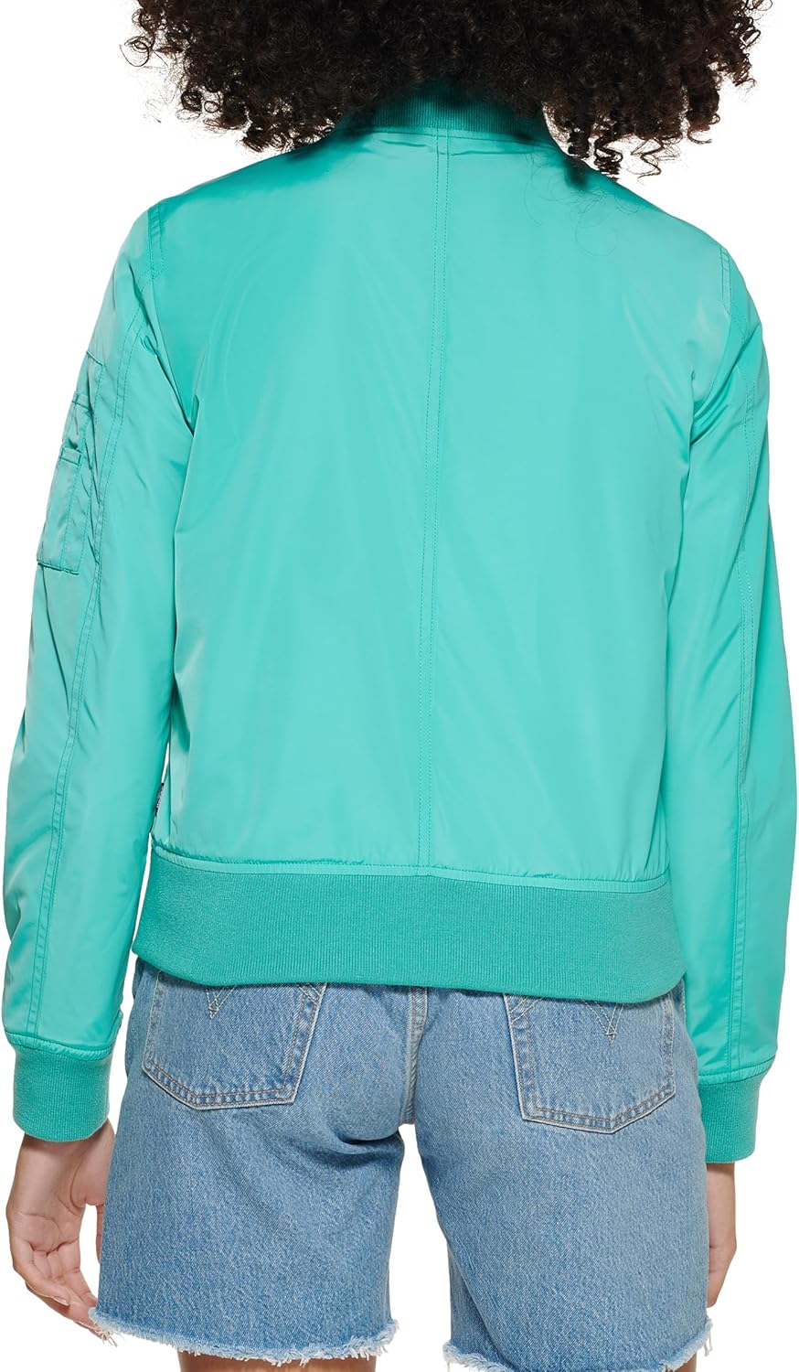 Женская куртка-бомбер Levi's Melanie Newport (стандартный и большой размер), Teal — фото 4