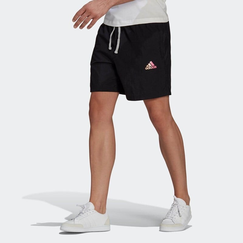 

Мужские шорты Essentials с градиентом и логотипом Adidas, черный